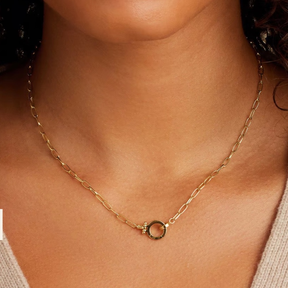 Gorjana Parker Mini Necklace in Gold